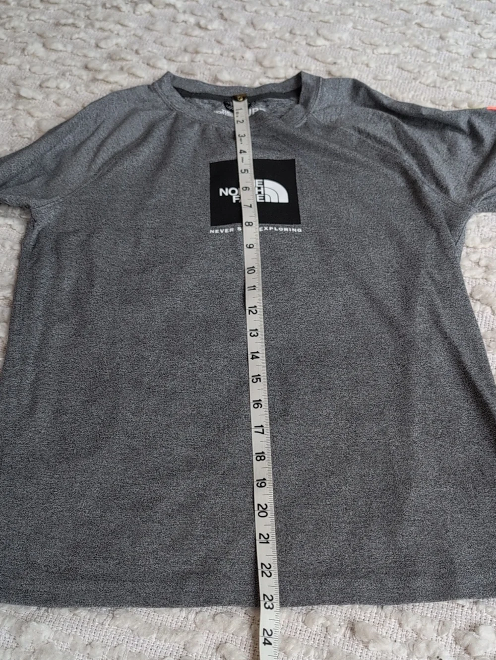 The North Face Kids' Gray Long Sleeve Short Sleeve UPF Tee Be A Good Person